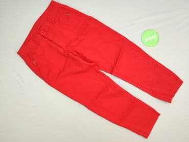 sukienka obcisła czerwona: Material trousers for women, size S (EU 36) — 2