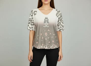 ubrania z kotem: Bluzka damska, rozmiar L — 5