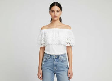 bluzki z frędzlami reserved: Bluzka damska, rozmiar S — 5