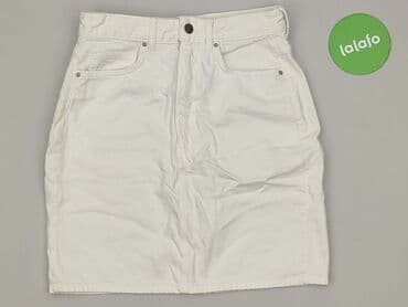 biała spódnice jeansowe: H&M, Spódnica damska, rozmiar S — 2