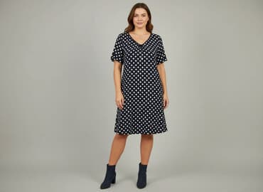 bonprix sukienki midi wyprzedaż: Bpc bonprix collection, Sukienka damska, rozmiar XL — 7