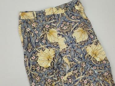 legginsy damskie kwiaty: Spodnie materiałowe damskie, rozmiar S — 1