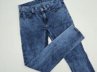 spodnie lee wysoki stan: Used Jeans, Jeansy damskie, L — 1