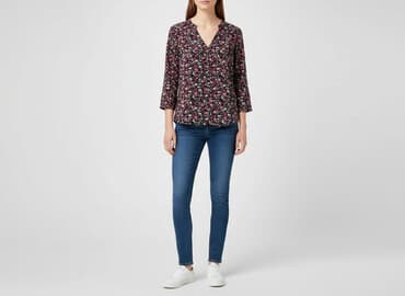 hm bluzki z krótkim rękawem: H&M, Bluzka damska, rozmiar M — 8