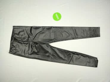 h: H&M, Лосини З екошкіри жіночі, розмір S — 2