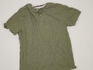 bluzka z traktorem dla chłopca: T-shirt, H&M, 10 years, 134-140 cm, condition - Very good — 1