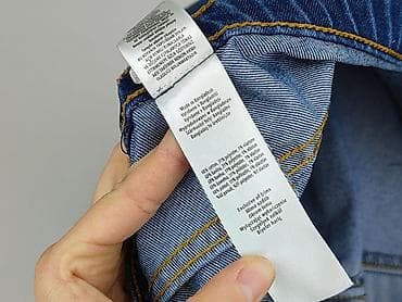 topy biale: Spodnie jeansowe, 13 lat, 152/158, stan - Idealny — 5