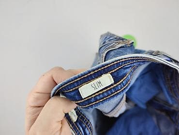 klapki kremowe: Jeansy damskie, rozmiar M — 6