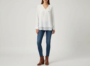 bluzki damskie dopasowane: F&F, Bluzka damska, rozmiar M — 7