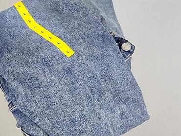 jeansy loose: SZACHOWNICA, Ogrodniczki damskie, rozmiar L — 6