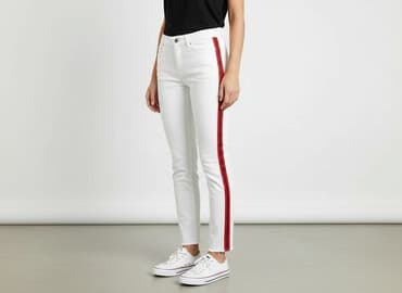 buty damskie stradivarius: Stradivarius, Jeansy damskie, rozmiar M — 6