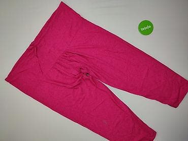 spodnie harem: Różowe damskie spodnie haremki / alladynki, rozmiar XL. - Luźny — 2