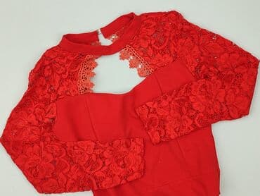 h m body koronkowe czerwone: Body damskie, rozmiar S — 1