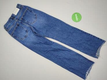 spodenki jeansowe z wysokim stanem pull and bear: PULL&BEAR, Jeansy damskie, rozmiar 2XS — 3