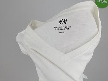 biala bluzka: H&M, Koszulka dla mężczyzn, rozmiar M — 4