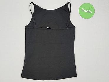 czarny tshirt: Basic, Top damski, rozmiar M — 3