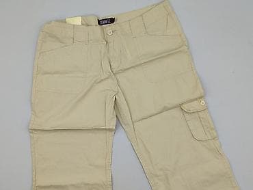 kargo spodnie: Denim Co, Spodnie 3/4 damskie, rozmiar L — 1