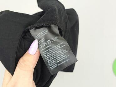 czarna bluzka z krótkim rękawem h m: H&M, Bluzka damska, rozmiar S — 4