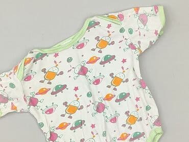 stradivarius spodnie biale: Body, 6-9 miesięcy, 
stan - Bardzo dobry — 1