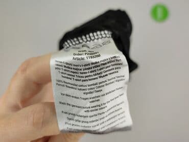 koszulka all black: X-MAIL, T-shirt for men, size 4XL — 5