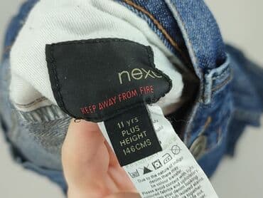 moda lata 70 sukienki: Spodnie jeansowe, Next, 11 lat, 146, stan - Bardzo dobry — 4