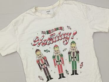 T-shirts: T-shirt, Sinsay, 13 years, 152-158 cm, condition - Very good