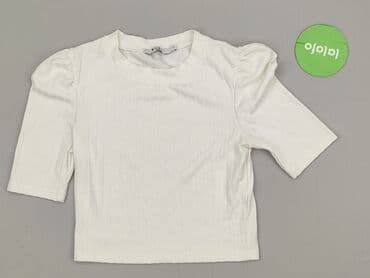 prążkowane bluzki z krótkim rękawem: NA-KD, Bluzka damska, S — 2