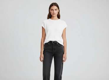 zara dzinsy szerokie: Zara, Jeansy damskie, rozmiar S — 7