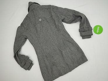 szary plaszcz pull: Płaszcz damski, rozmiar S — 3