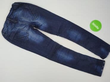 sukienka asymetryczna elegancka: Spodnie jeansowe, 11 lat, 146, stan - Idealny — 3