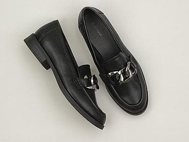 klapki hermes eobuwie: Damskie mokasyny Graceland - Kolor: czarny - Rozmiar: 39 (oznaczenie — 1