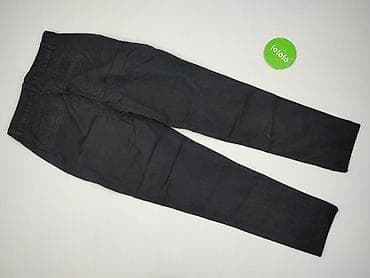 cargo wide leg: Spodnie materiałowe damskie, rozmiar S — 3