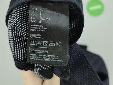 pull on trousers h: H&M, Material trousers for women, size L — 5