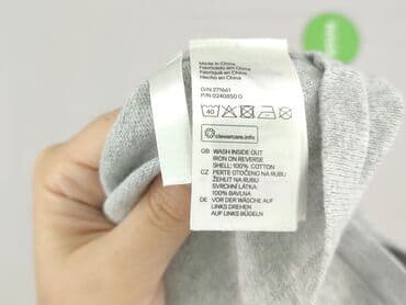 koszule wzorzyste: Sweatshirt, H&M, 5-6 years, 110-116 cm, condition - Very good — 5