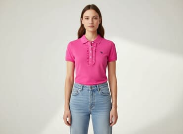 koszulki bez rękawów damskie abercrombie amp: A&F, Damska koszulka polo, rozmiar M — 1