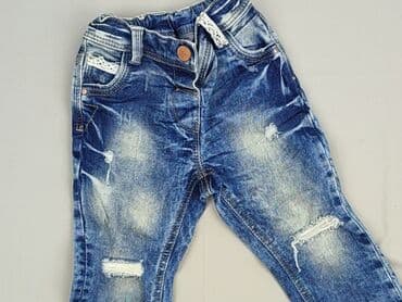 jumitex spodnie: Spodnie jeansowe, Next, 12-18 miesięcy, stan - Idealny — 1