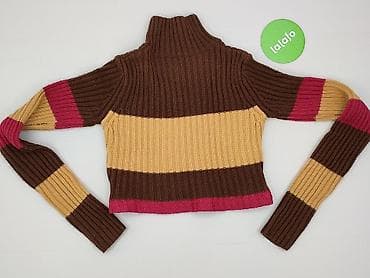 sweter patchwork: Golf damski, rozmiar S — 2