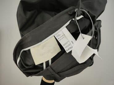 spodnie dresowe z napisami: Spodnie materiałowe damskie, M — 6