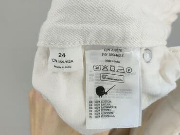 biała obcisła koszulka: Monki, Jeansy damskie, 2XS — 4