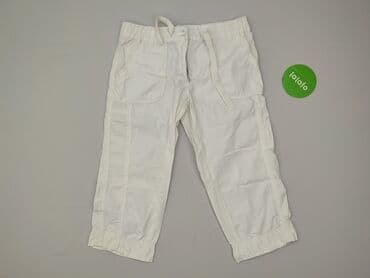 biale szerokie jeansy: Tom Tailor Denim, Spodnie materiałowe damskie, rozmiar M — 2