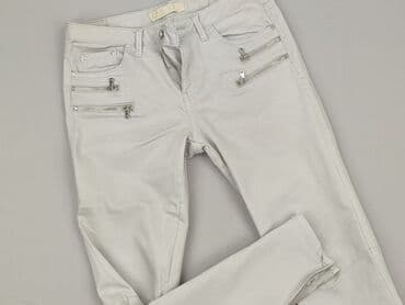 woskowane legginsy z wysokim stanem zara: Zara, Spodnie materiałowe damskie, rozmiar M — 1