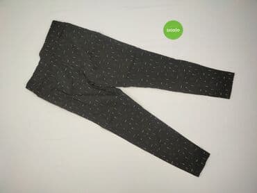 legginsy woskowane wysoki stan: Spodnie materiałowe damskie, rozmiar L — 3