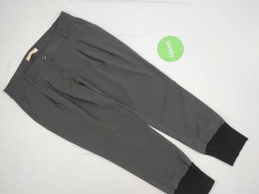 spodnie jogger damskie z łańcuszkiem: Spodnie materiałowe damskie, XL — 2