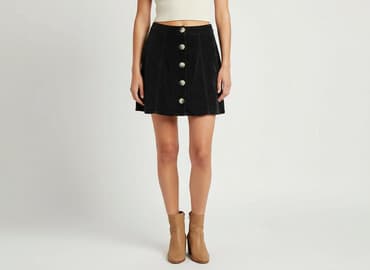 buty zimowe stradivarius: Denim Co, Spódnica damska, rozmiar M — 6