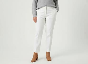 c a spodnie damskie z wysokim stanem: Spodnie materiałowe damskie, rozmiar XL — 1