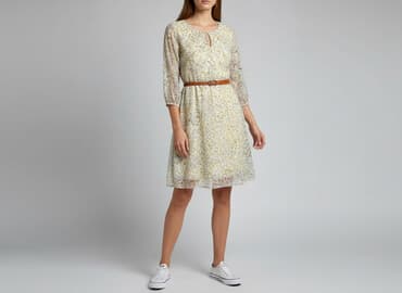 sukienka z haftowanymi kwiatami: Sinsay, Sukienka damska, rozmiar XS — 6