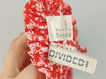 czerwony top stradivarius: H&M Divided, Bluzka damska, XS — 4