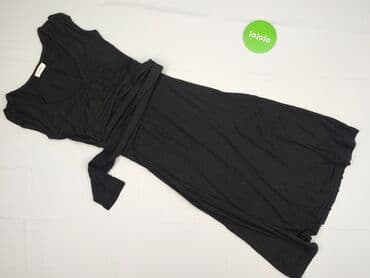 czarna sukienka ze srebrnymi dodatkami: Orsay, Sukienka damska, XS — 2