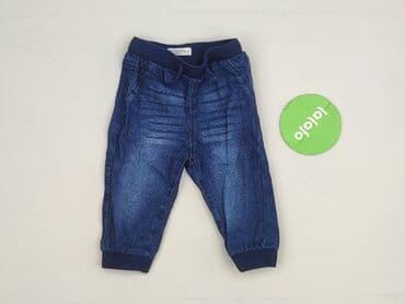 skórzana kurtka i futrzana kamizelka: Denim pants, Fox&Bunny, 6-9 months, condition - Perfect — 2