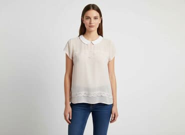 mohito różowe bluzki: Mohito, Жіноча блуза, розмір M — 1